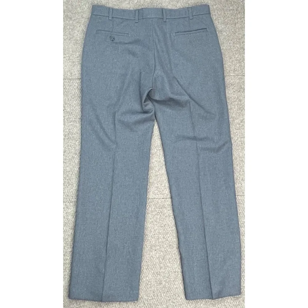 Levi's Action Slacks U.S.A. Men's Vintage Sta-Prest Gray Dress Pants Size‎ 37x31